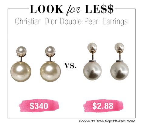 christian dior earrings dupe|Dior mise en earrings.